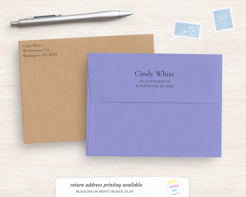 Personalized Thank You Note Cards - Summer Bloom Note Cards - Customized Thank You Cards - Custom Floral Stationery Cards image 4