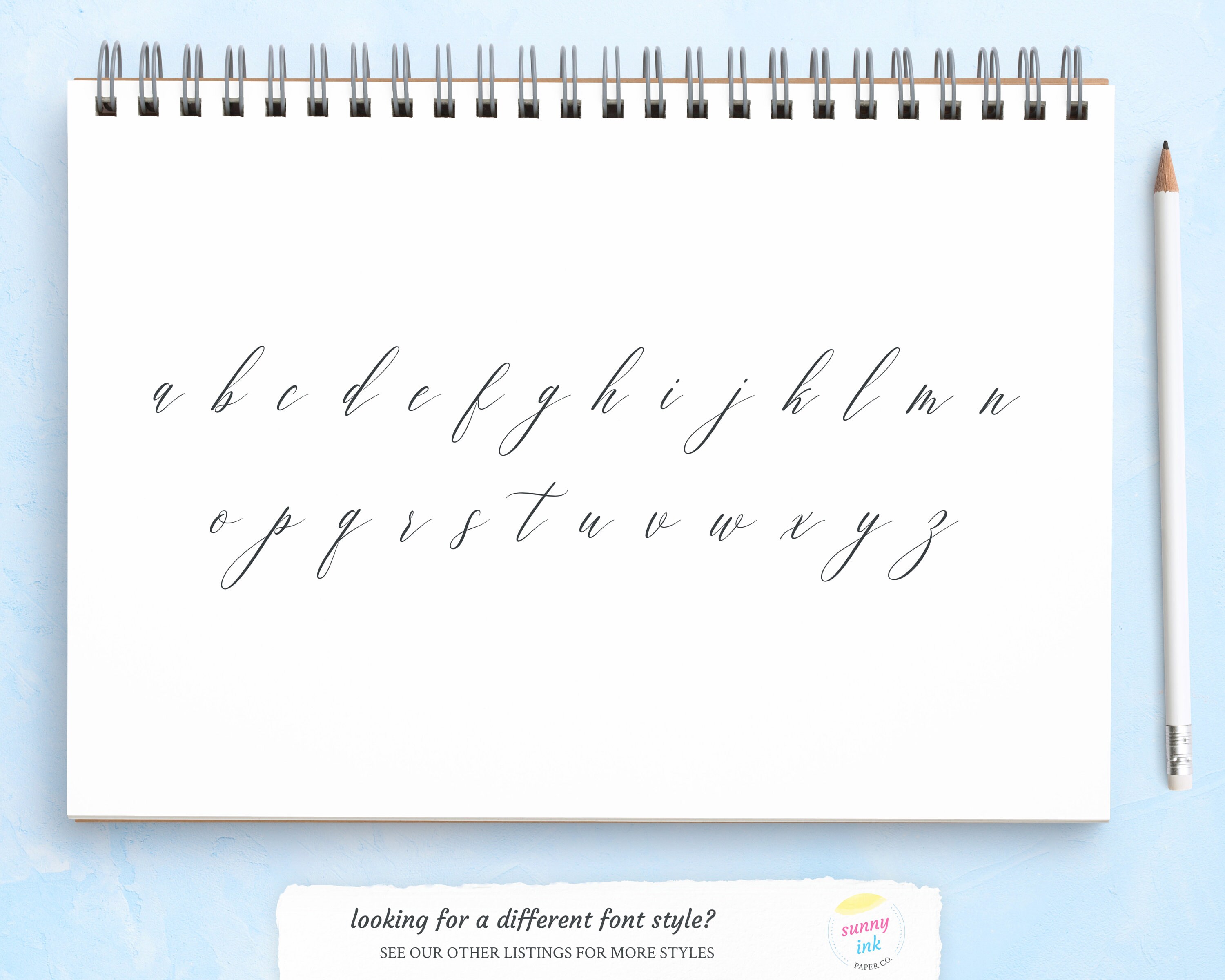 Personalized Script Note Cards - Elegant Stationery Cards - Customized ...