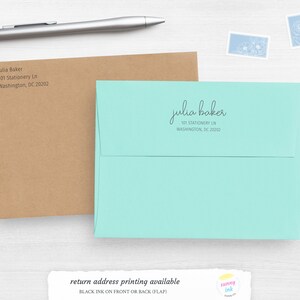 Personalized Stationery - Hello Note Card Set - Customized Stationery ...