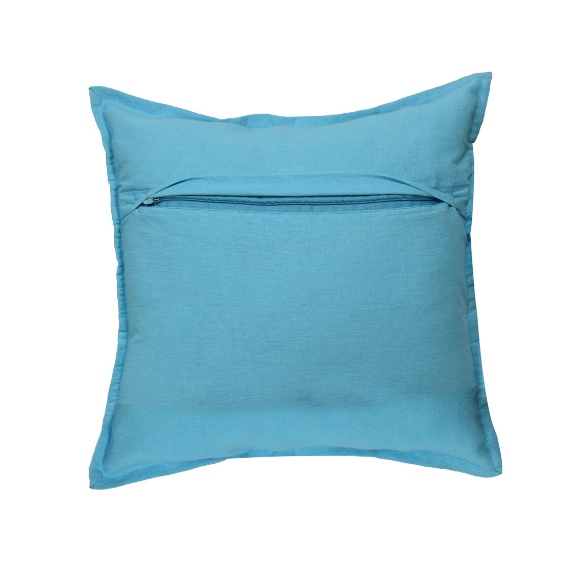 Decorative Turquoise Cushion Cover Large Embroidery Mirror Etsy