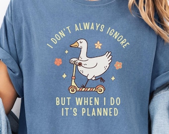 Funny ABA Shirt, Comfort Colors® Shirt, ABA Therapy Shirts, Silly Goose Shirt, Rbt Shirts, Bcba Gifts, Bcba Shirt