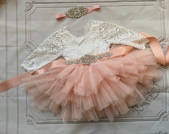 baby blush pink dress