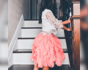 little girl crop top dress