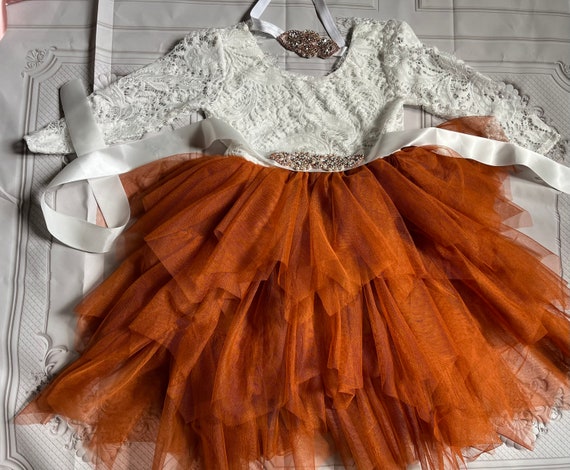 Orange tutu cheap baby