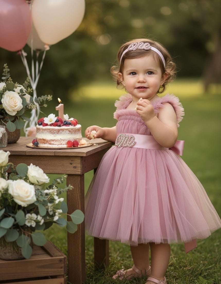 1 year old birthday dress Aini Babe Baby Girl Clothes Birthday Party Dresses for 1 Year Old Infa