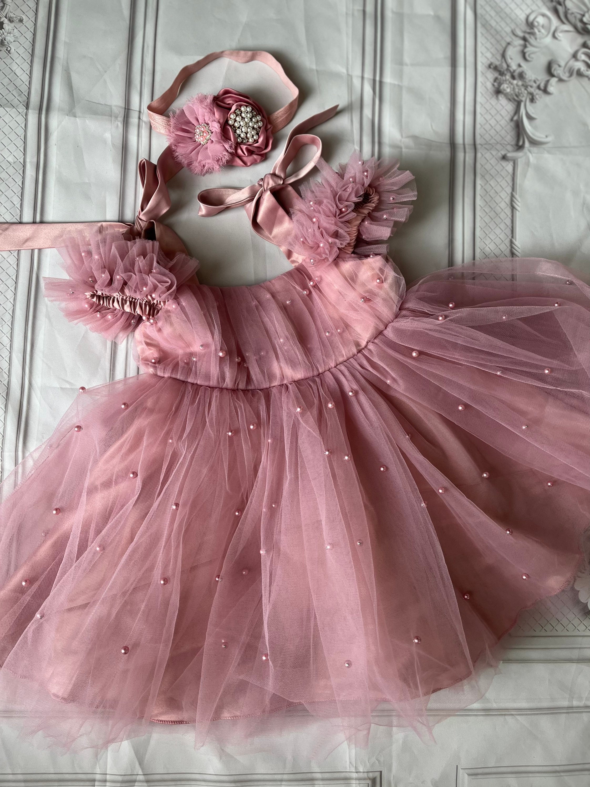 Purple Tutu WEONEDREAM 1-9 Years Big Little Girl Pink Flower Girl