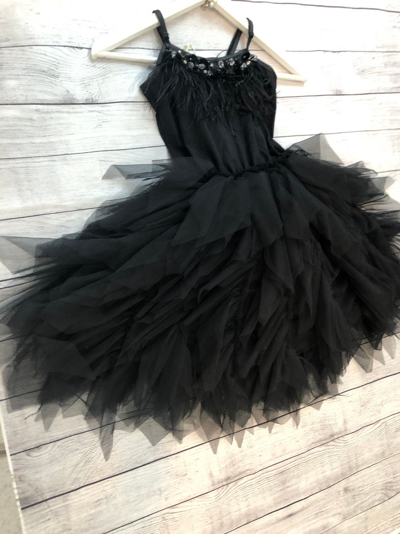 Baby girl black party dress Flower girl dress1st birthday Etsy