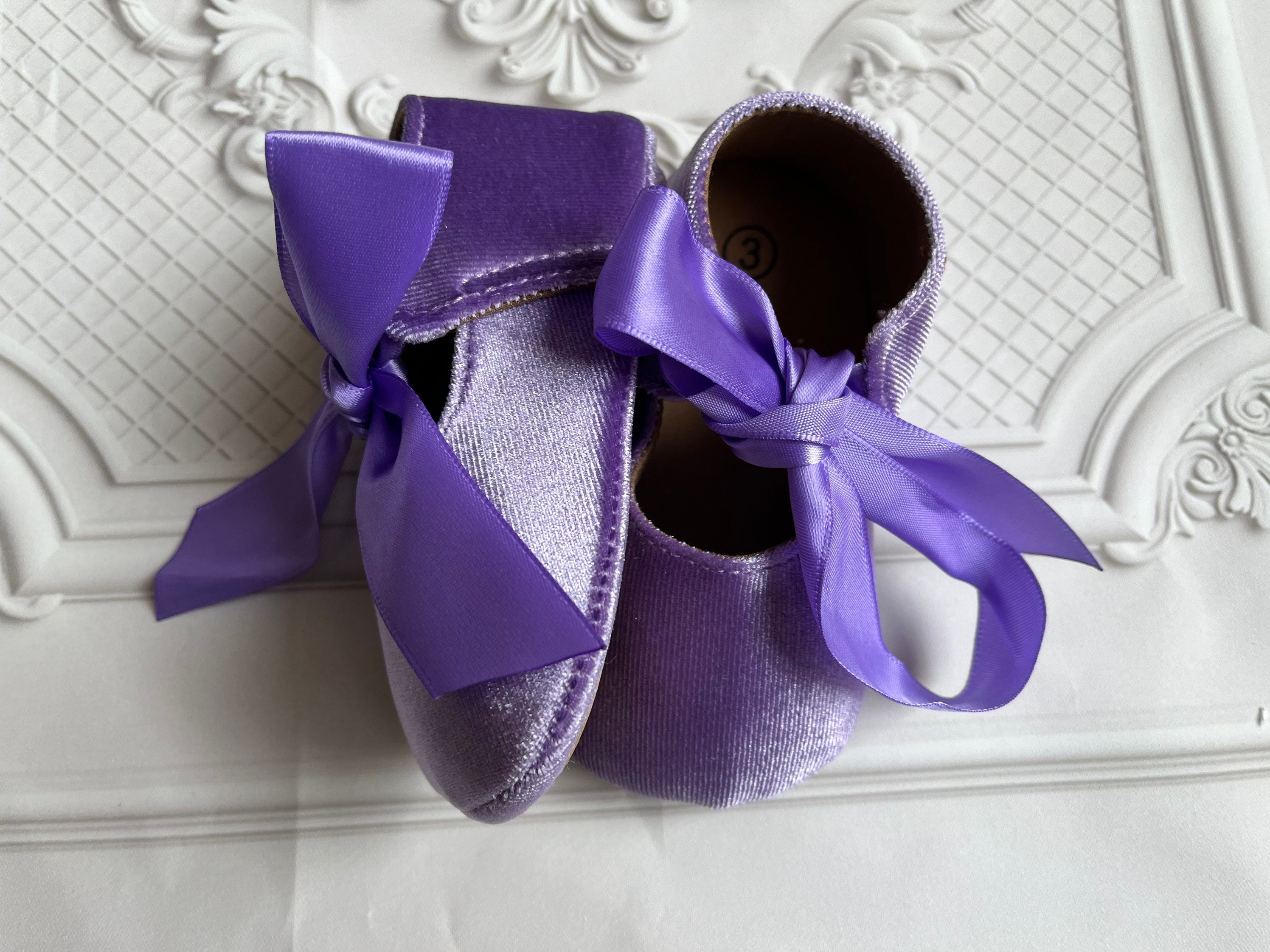 Lavender baby hotsell shoes