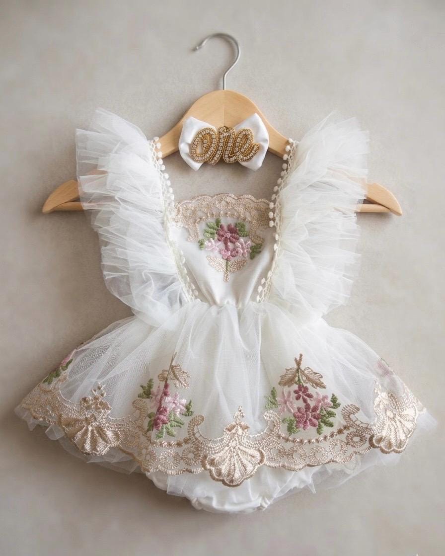 Vintage 1st Birthday Dress