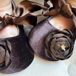Baby-Mädchen rote Schuhe,Mädchen Geschenk rote KUNST Samt Schuhe,Baby-Booties