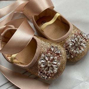 Gold Glitzer Schuhe ,Babyschuhe,Krippe Schuhe,1er Geburtstag Party Hochzeit,Babyschuhe Strass Schuhe Babymädchen Geschenk.