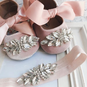 Pink Baby Girl Shoesgirl Crib Shoes Pink Slippers Baby - Etsy