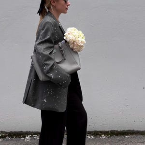 Grey Dressy Jacket Etsy