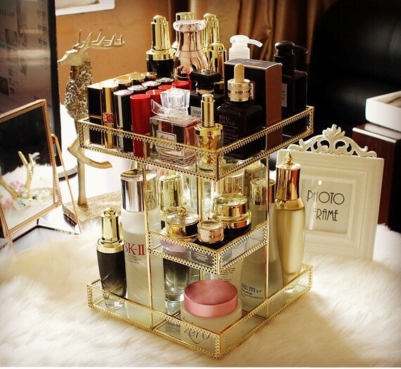 Rotate Makeup Organizer Perfume Stand Perfume Organizer Etsy