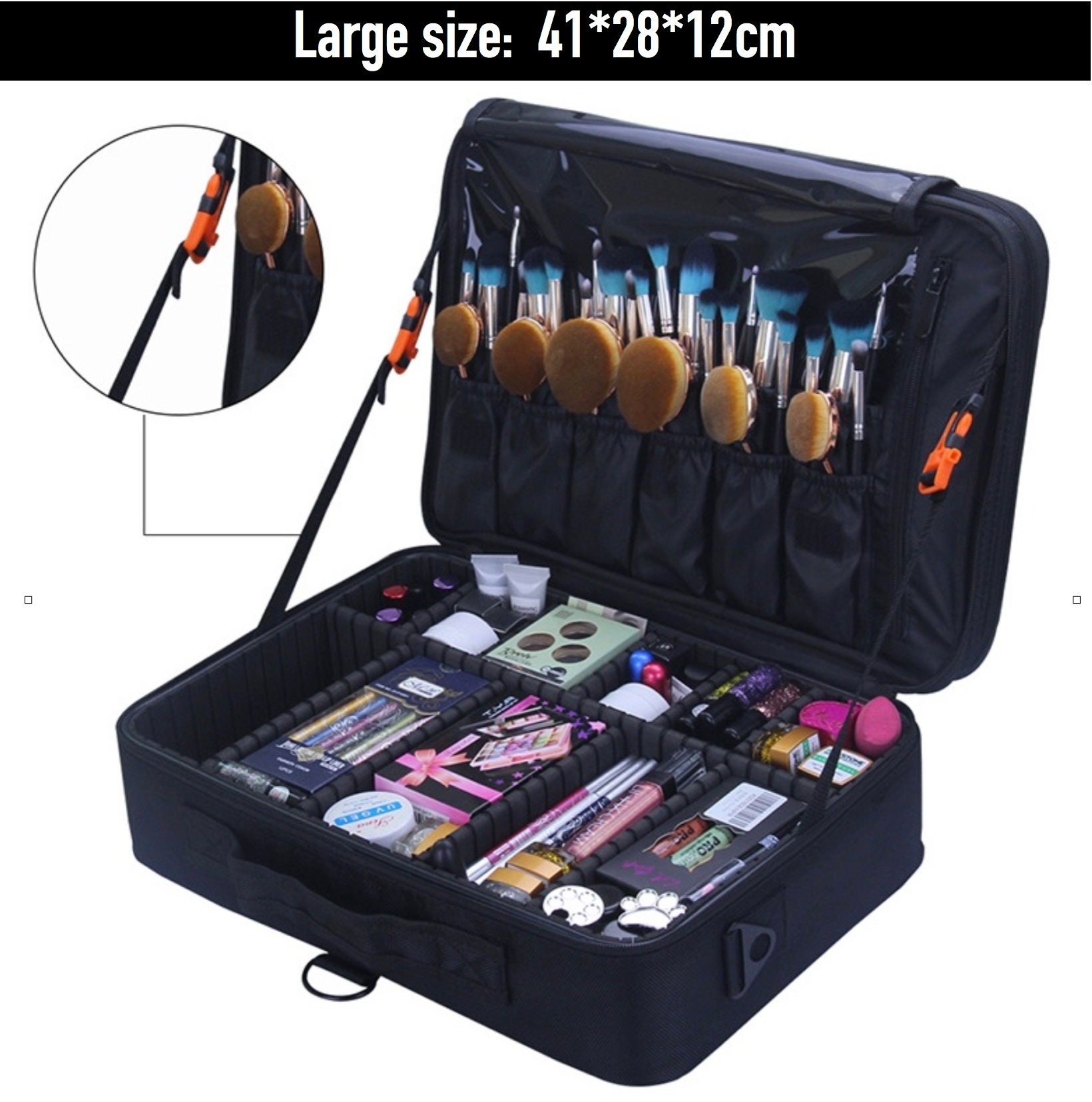 3 layer makeup case