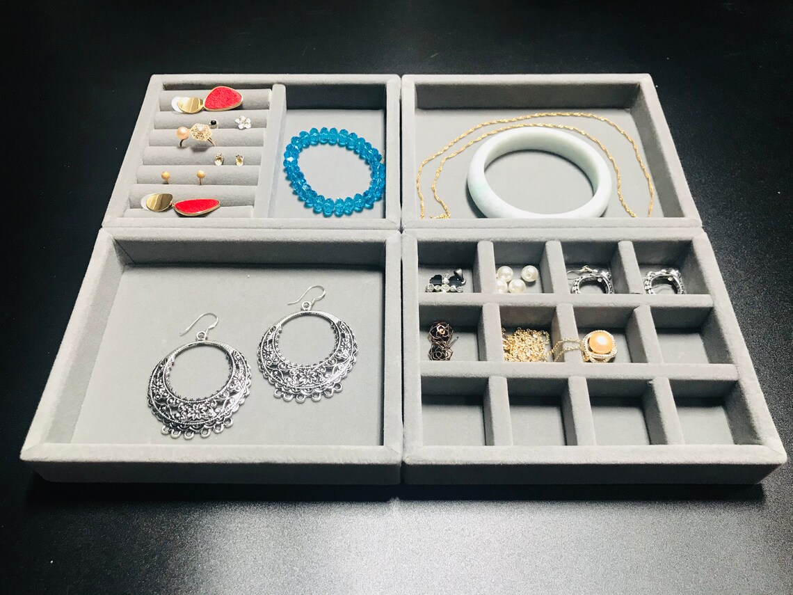 Jewelry Organizer Tray Jewelry Box Custom Drawer Inserts Etsy