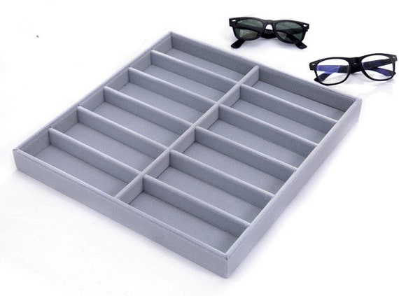 Organizador de gafas de sol, soporte para gafas, estuche para