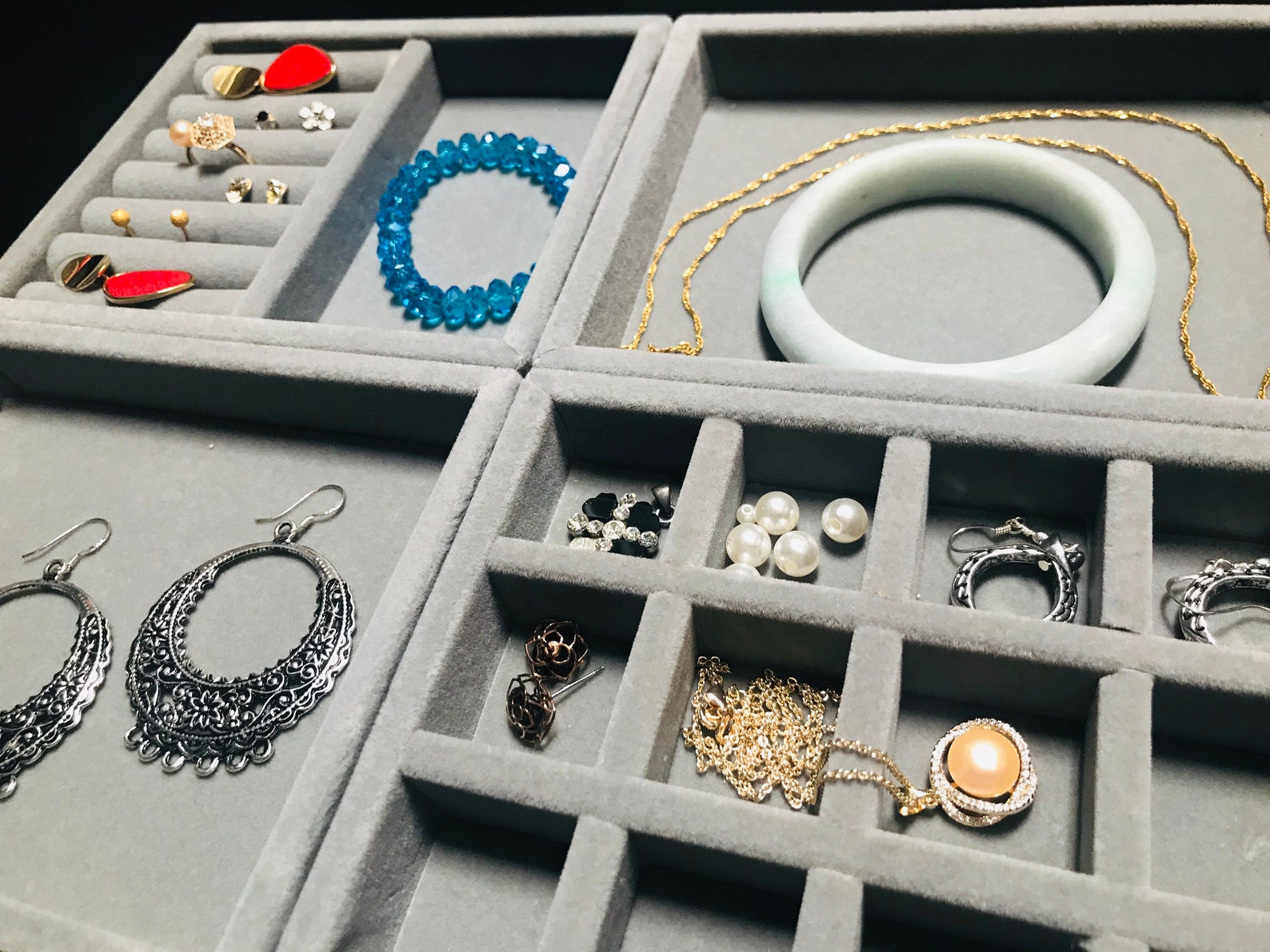 Jewelry Organizer Tray Jewelry Box Custom Drawer Inserts Etsy