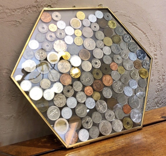 Coins Organizer / Coin Holder / Coins Display / Dry Flower Etsy
