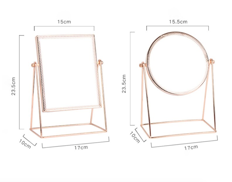 Makeup Mirror Makeup Tray Makeup Vanity Mirror Decorative Etsy