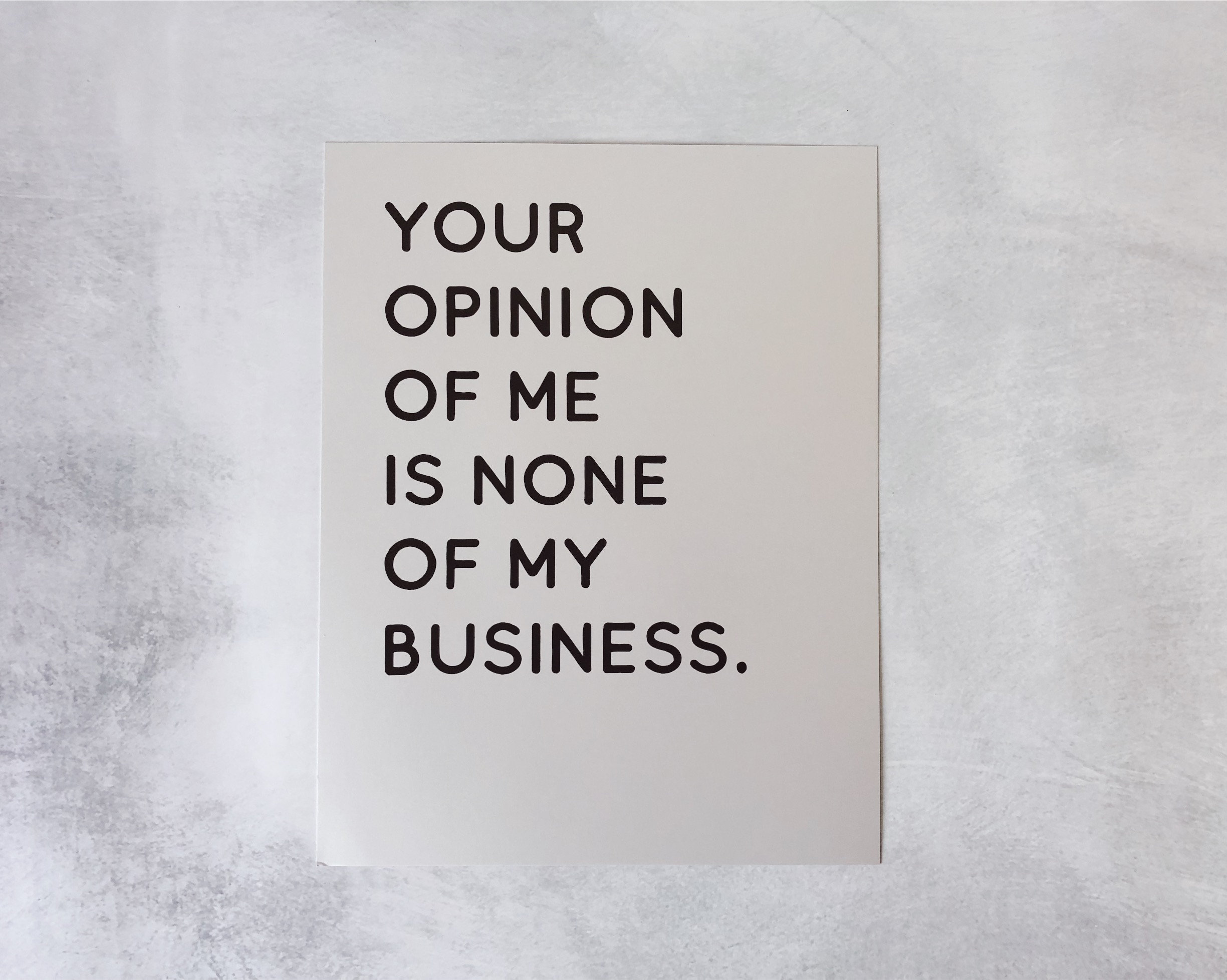 None Of Your Business Quotes
