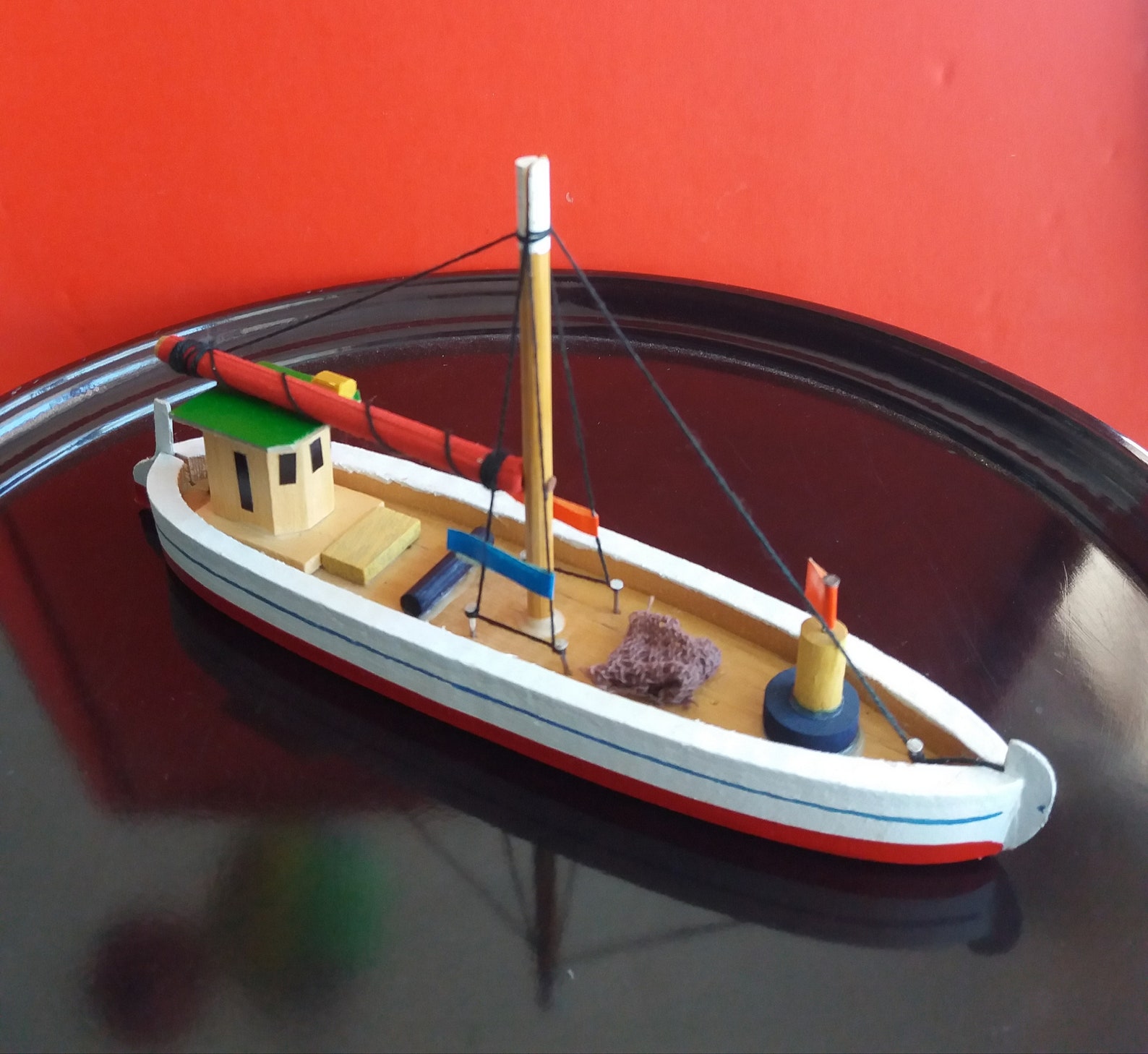 Wooden Fishboat / Wooden Boat /Fishing Boat / Wooden Kids Toy Etsy