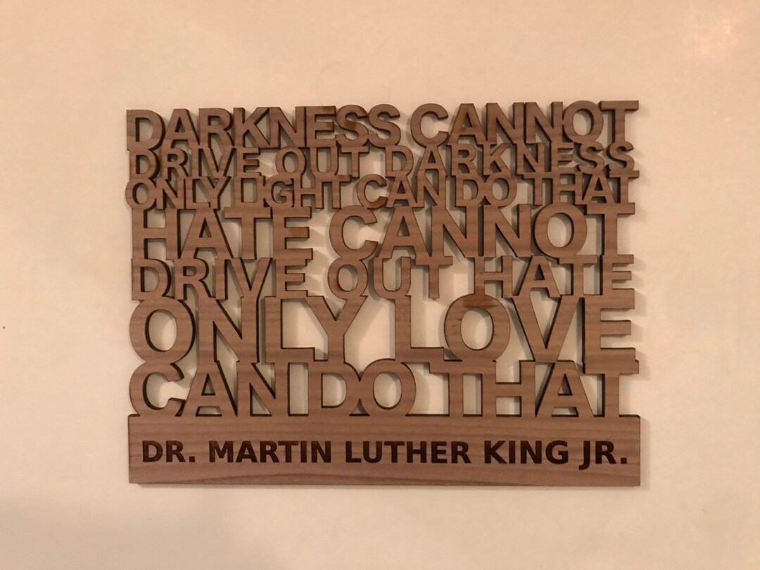 Dr. Martin Luther King Jr. Love Quote Etsy