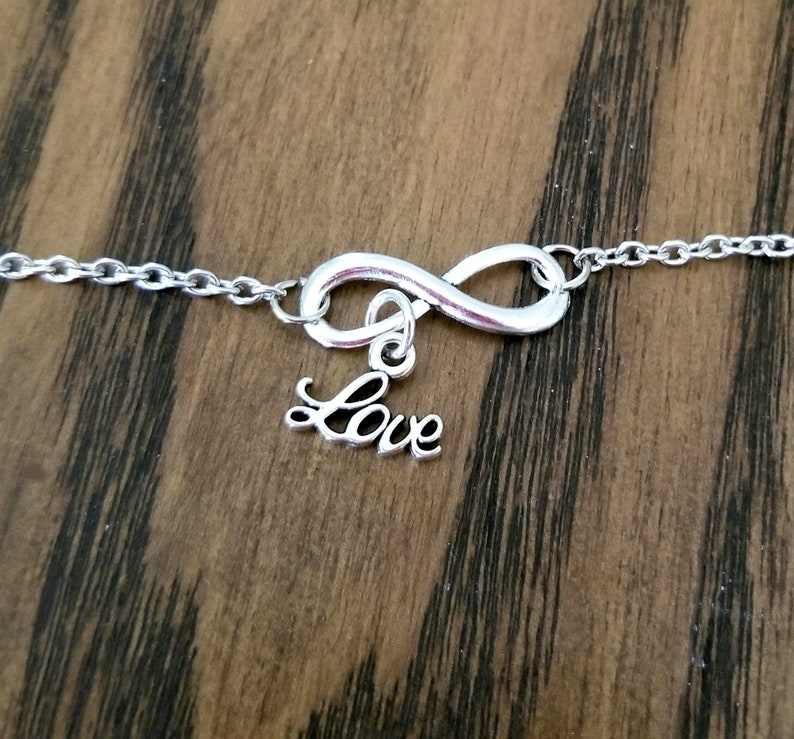 Silver Infinity Anklet Infinity Ankle Bracelet Silver - Etsy