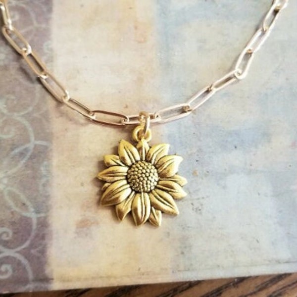 Sunflower Bracelet Etsy