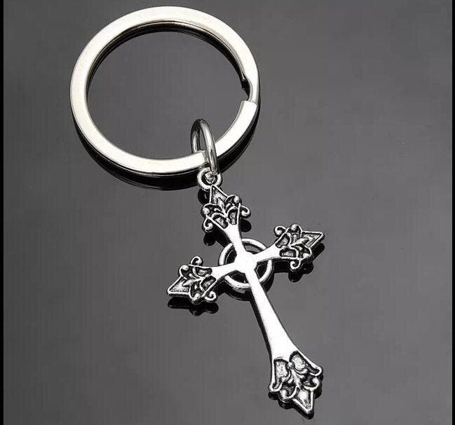 641 - Large Cross Key Chain