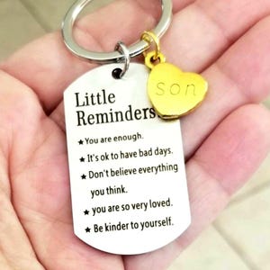 Son Keychain, Son Inspirational Gift, Son Gift, Son Key Ring, Gifts for Son, Father Son, Mother Son, Inspirational Gift, Son Graduation Gift