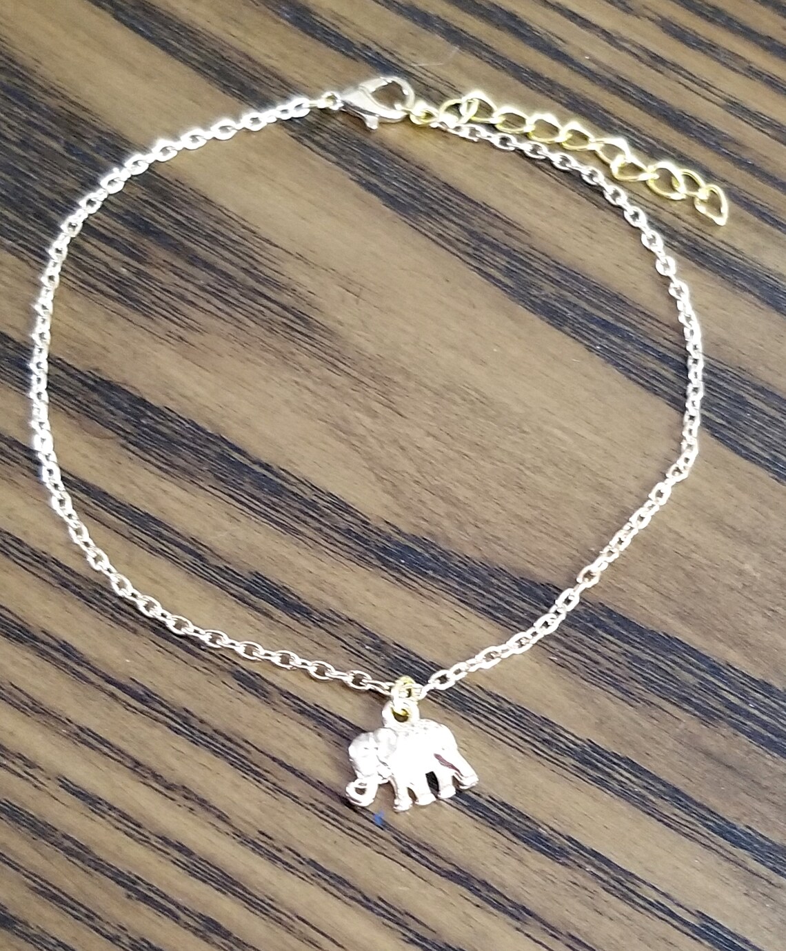 Elephant Ankle Bracelet Gold Elephant Anklet Lucky Elephant Etsy