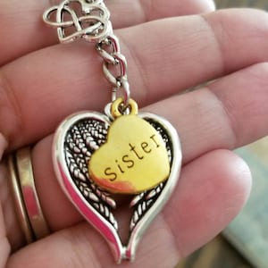 Sister In Memory Keychain, Sister Loss Gift, Sister Memorial Gift, Sisters Passing, Sympathy Gift, Loss of Sister Gift for Family