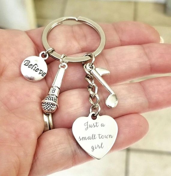 Don't Stop Believin' Keychain, Journey Fan Gift, Steve Perry Gift