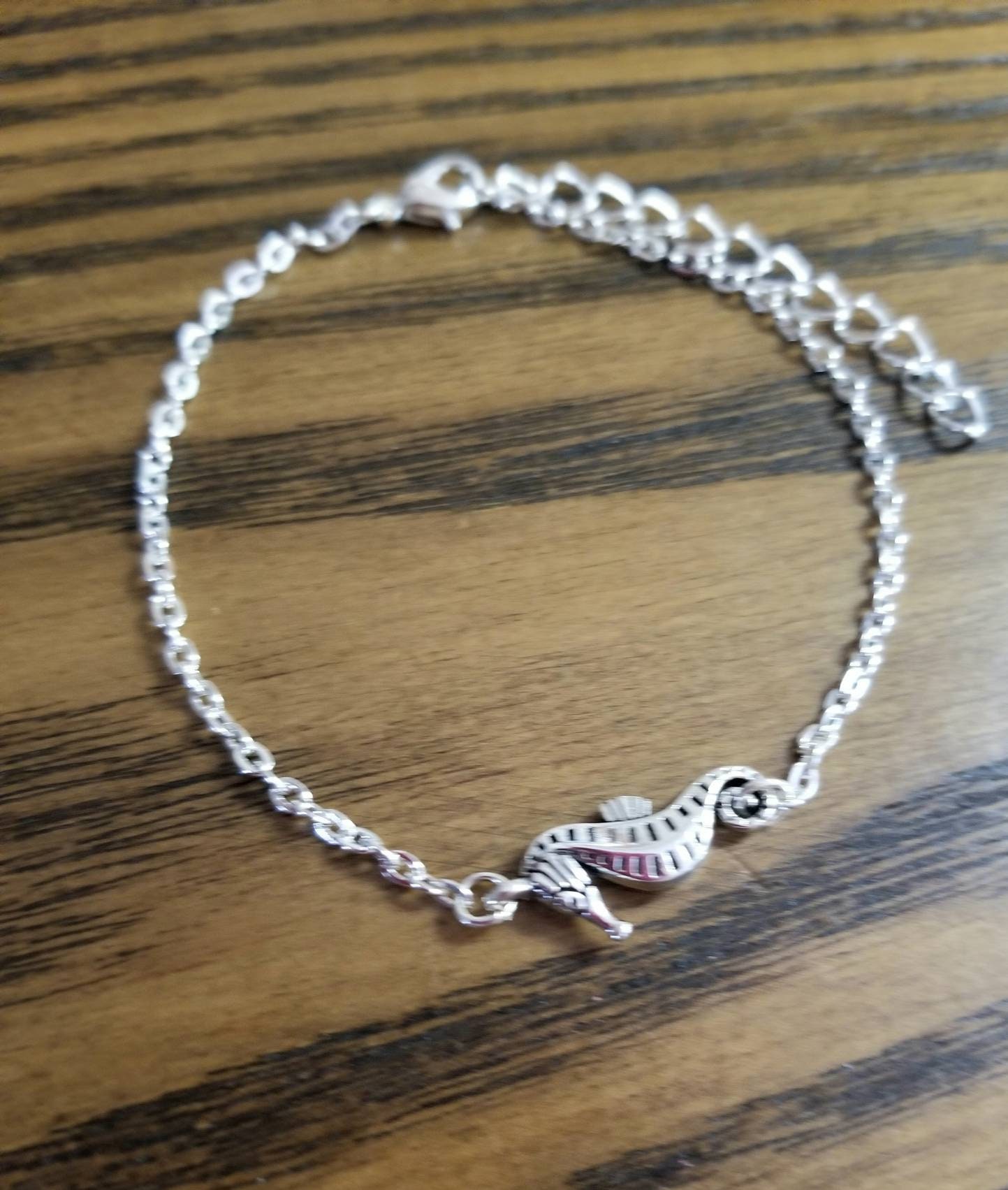 Bracciale cavalluccio marino grigio argento Kurshuni Gioielli kr1187-100