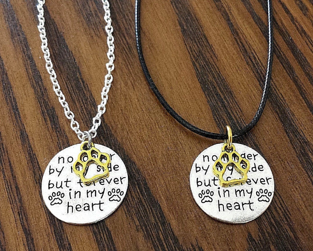 Pet Loss Necklace Rainbow Bridge Gift Dog in Memory Dog - Etsy