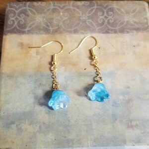 Sterling Silver and 14K Gold Floral Earrings