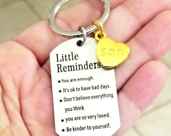 Son Keychain, Son Inspirational Gift, Son Gift, Son Key Ring, Gifts for Son, Father Son, Mother Son, Inspirational Gift, Affirmations
