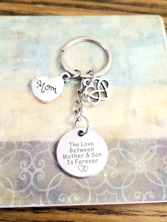 Mom of boys keychain- boy mom keychain