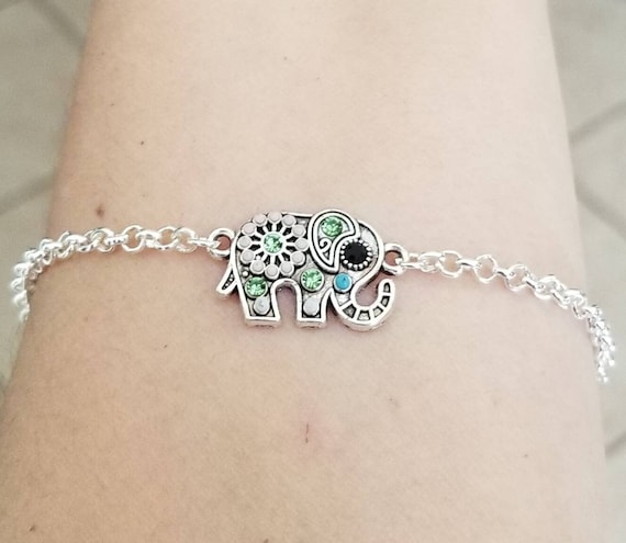 Elephant sale gold anklet