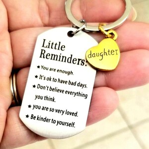 Daughter Keychain, Daughter Inspirational Gift, Daughter Gift, Daughter Key Ring, Inspirational Gift, Mom Daughter, Dad Daughter, Christmas