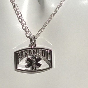 Silver PARAMEDIC Necklace Paramedic Jewelry Unisex Necklace - Etsy