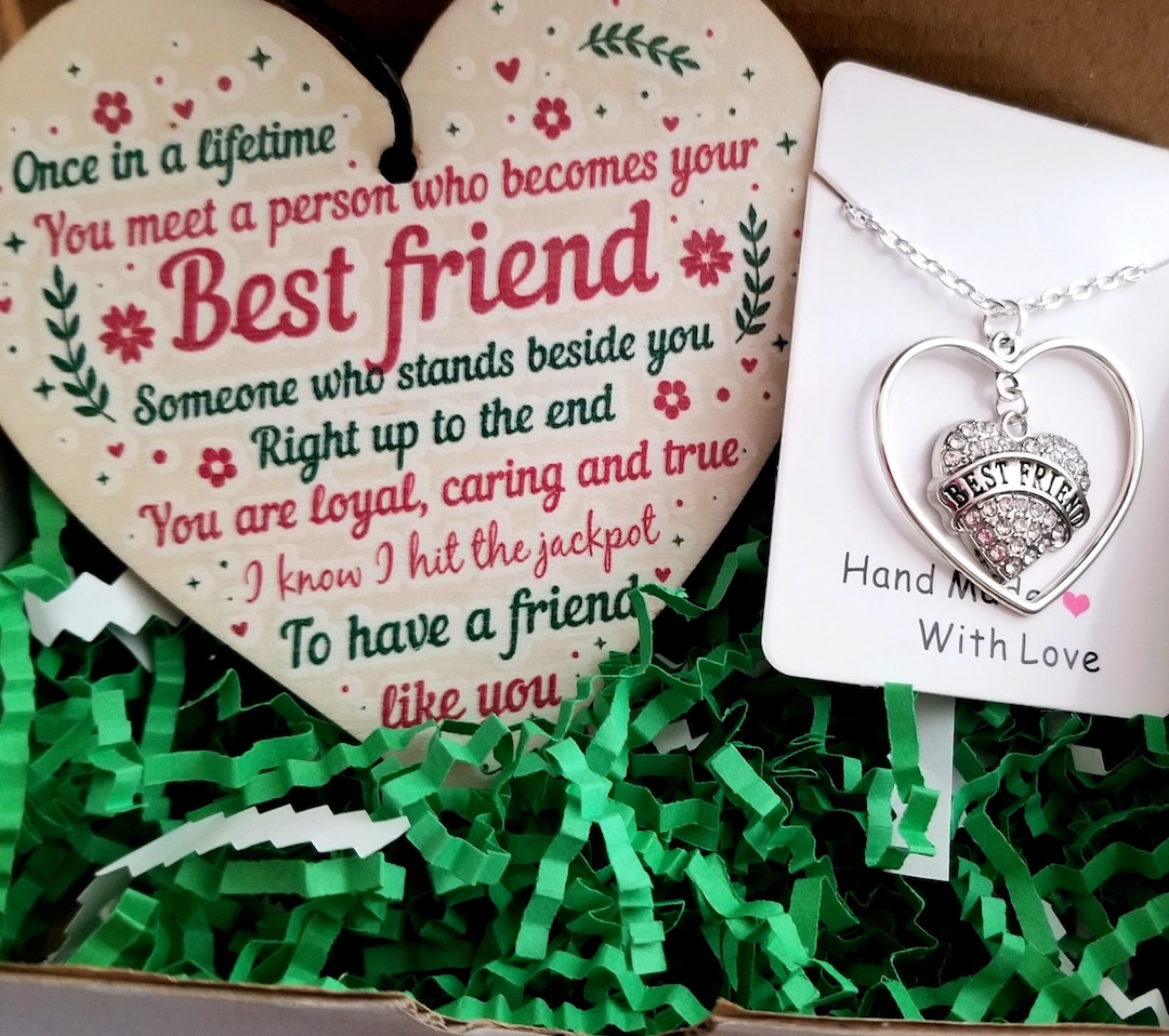 Best Friend Gift Set Best Friends Necklace Best Friends Etsy