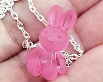 Cute Bunny Necklace, Rabbit Necklace, Bunny, Bunny Jewelry, Womens Necklace, Girls Jewelry, Rabbit Jewelry, Bunny Rabbit, Bunny Lover Gift