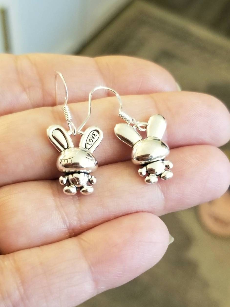Cute Silver Bunny Earrings, Dainty Bunny Earrings, Bunny Jewelry, Bunny Rabbits, Rabbit Earrings, Bunny Earrings, Silver Rabbit Earrings - Etsy Cute Silver Bunny Earrings, Dainty Bunny Earrings, Bunny Jewelry, Bunny Rabbits, Rabbit Earrings, Bunny Earrings, Silver Rabbit Earrings - Etsy