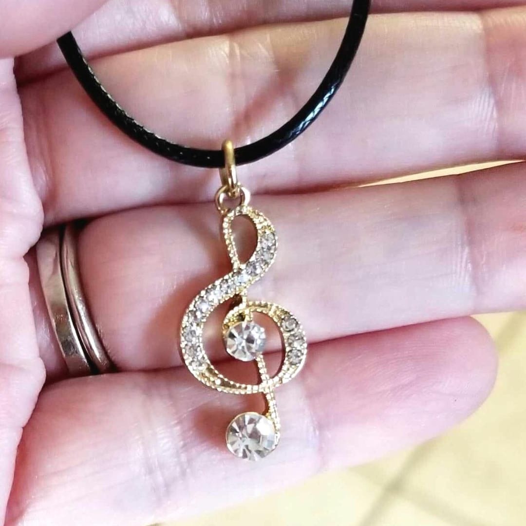 Sciarpa Musicale Con Note E Chiave Di Violino - Reversibile Oro/Argento - Leggera In Chiffon - Idea Regalo Per Musicisti E Cori - 4