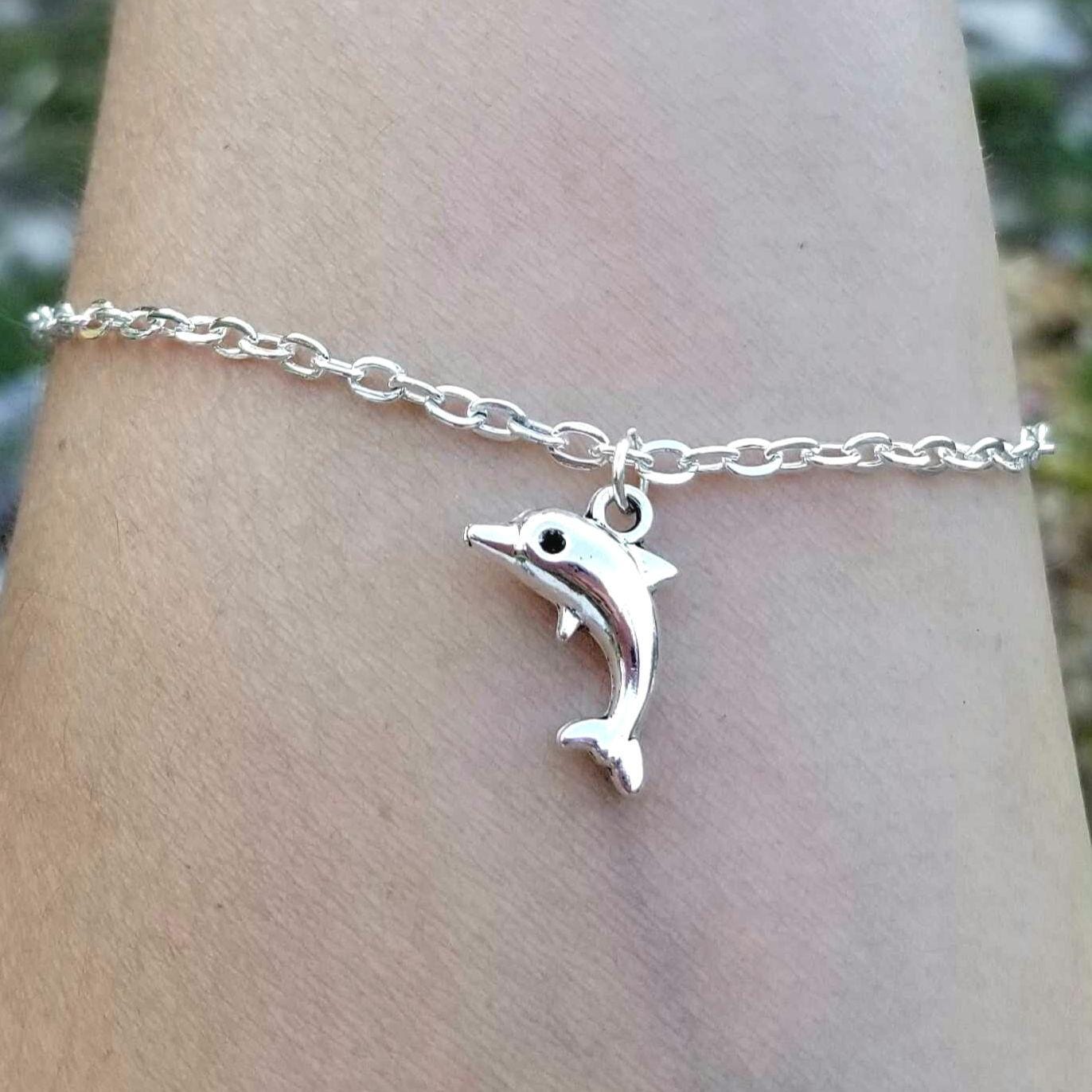 Bracciale da bambino in argento con targhetta e ciondolo elefantino | Gioiellor
