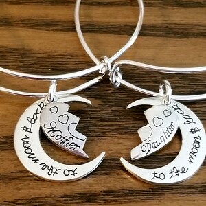 Mother Daughter Bracelet Set, Mom Daughter Jewelry, Christmas Gifts, Daughter Gift, Mom and Daughter Gifts, Daughter Bracelet, Mom Bracelet