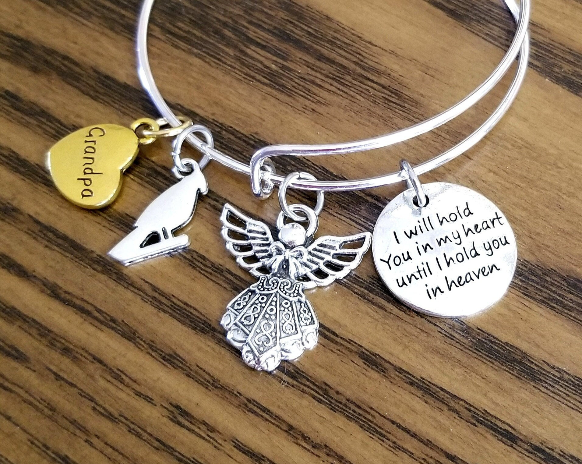 Grandpa in Heaven Gift Grandpa Loss Bracelet Grandpa Memorial