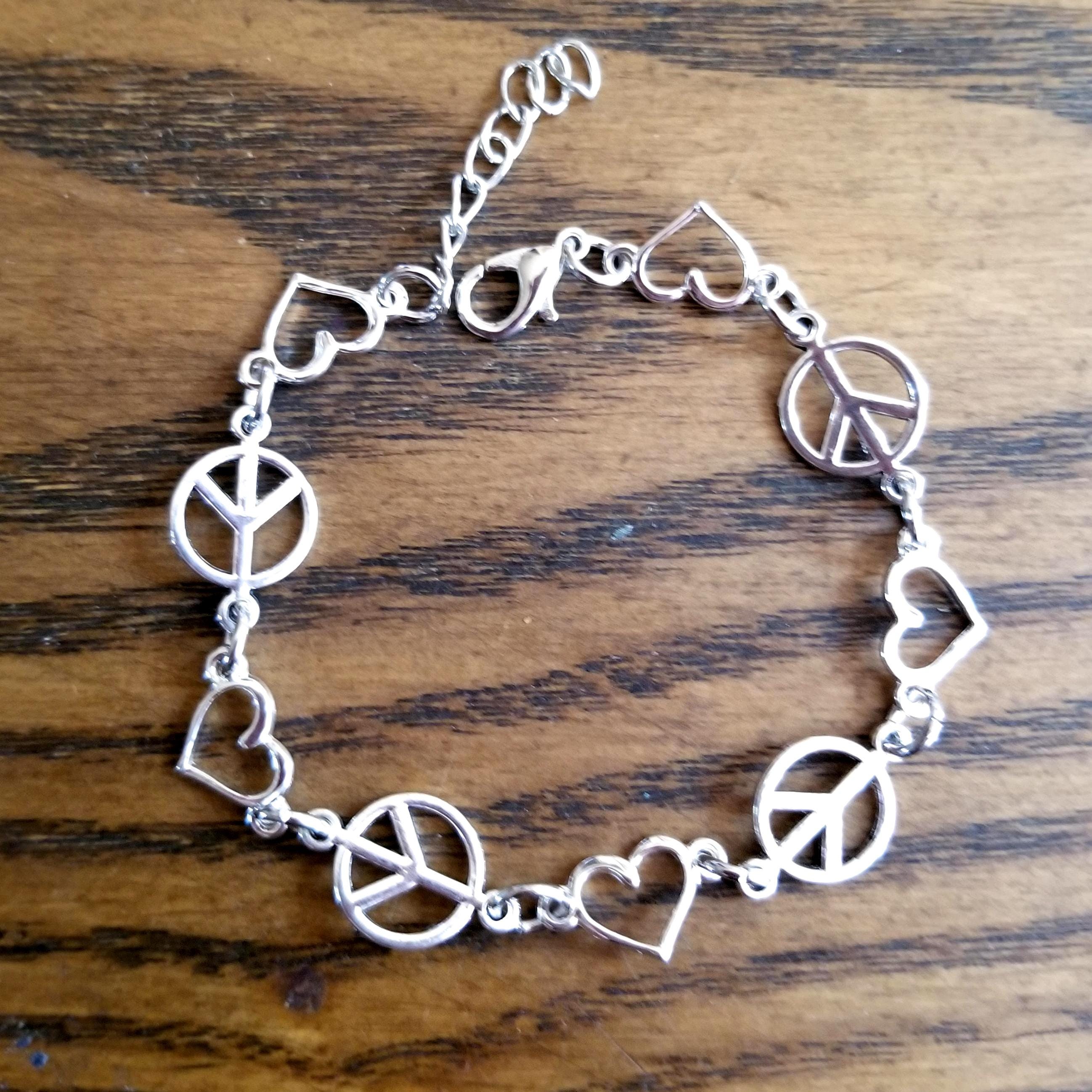 Vintage 1970s Peace and Love Jewelry - Etsy